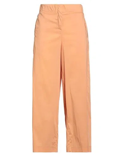 Jijil Woman Pants Apricot Size 8 Cotton, Polyamide, Elastane In Orange