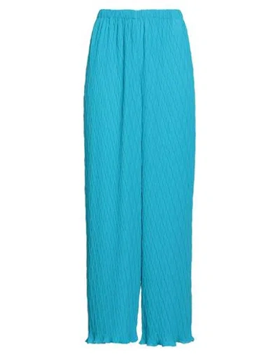 Jijil Woman Pants Azure Size 4 Polyester In Blue