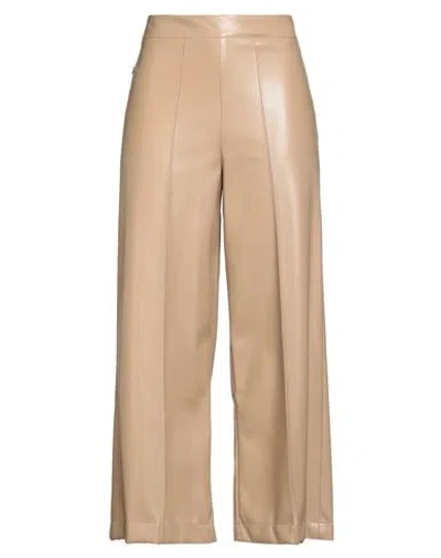 Jijil Woman Pants Beige Size 4 Polyester In Brown