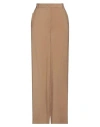 Jijil Woman Pants Beige Size 8 Viscose, Polyester