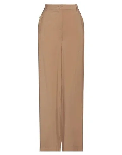 Jijil Woman Pants Beige Size 8 Viscose, Polyester