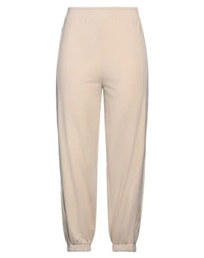 Jijil Woman Pants Cream Size 8 Viscose, Polyester, Elastane In Beige