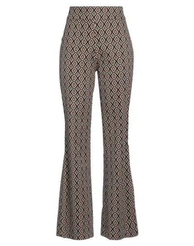 Jijil Woman Pants Beige Size 8 Cotton, Elastane In Brown