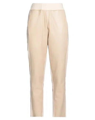 Jijil Woman Pants Beige Size 8 Cotton, Elastane, Polyester, Polyurethane In Neutral