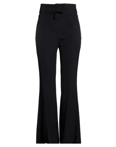 Jijil Woman Pants Black Size 12 Polyester, Elastane