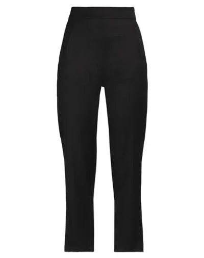 Jijil Woman Pants Black Size 2 Polyester, Viscose, Elastane