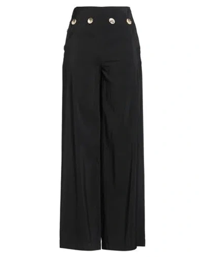 Jijil Woman Pants Black Size 2 Viscose, Polyester