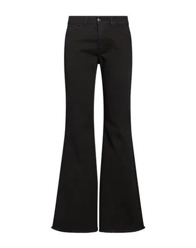Jijil Woman Pants Black Size 29 Cotton, Elastane