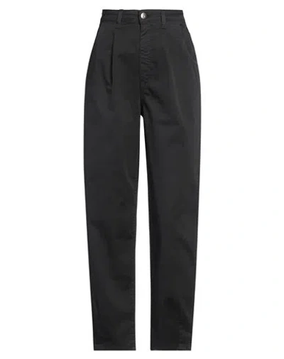 Jijil Woman Pants Black Size 32 Cotton, Elastane