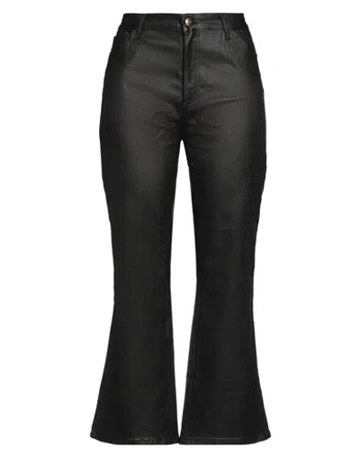 Jijil Woman Pants Black Size 32 Viscose, Polyamide, Polyurethane, Elastane