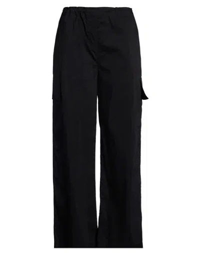 Jijil Woman Pants Black Size 6 Cotton, Polyamide, Elastane