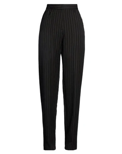 Jijil Woman Pants Black Size 6 Polyester, Viscose, Elastane