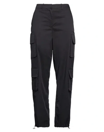 Jijil Woman Pants Black Size 8 Cotton, Polyamide, Elastane