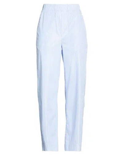 Jijil Woman Pants Blue Size 10 Cotton, Polyamide, Elastane, Polyester