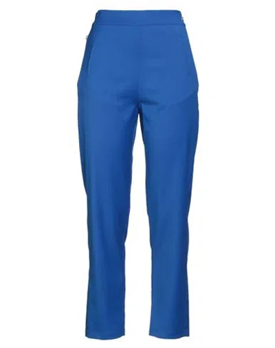 Jijil Woman Pants Blue Size 8 Polyester, Viscose, Elastane