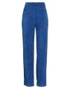 Jijil Woman Pants Bright Blue Size 6 Polyester, Polyamide, Elastane