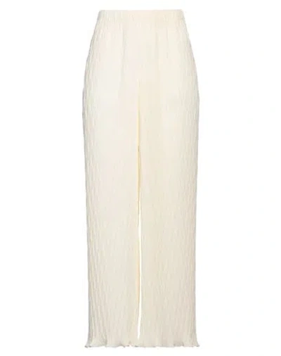 Jijil Woman Pants Cream Size 2 Polyester In White