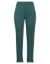 Jijil Woman Pants Dark Green Size 4 Cotton, Polyester