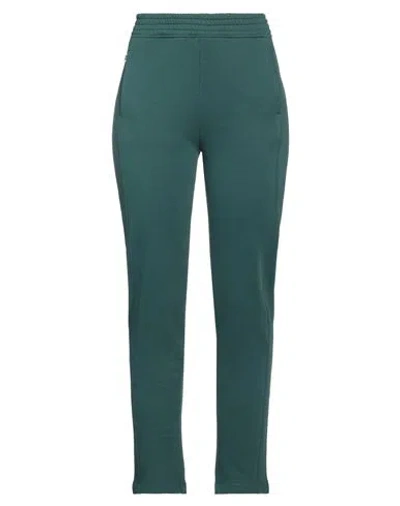 Jijil Woman Pants Dark Green Size 4 Cotton, Polyester