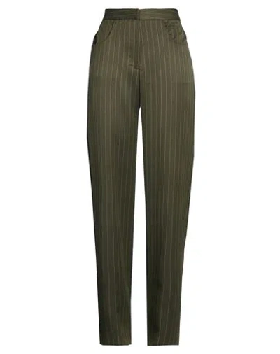 Jijil Woman Pants Dark Green Size 4 Polyester, Viscose, Elastane