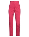 Jijil Woman Pants Fuchsia Size 12 Cotton, Elastane In Pink