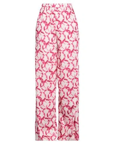 Jijil Woman Pants Fuchsia Size 12 Polyester In Pink