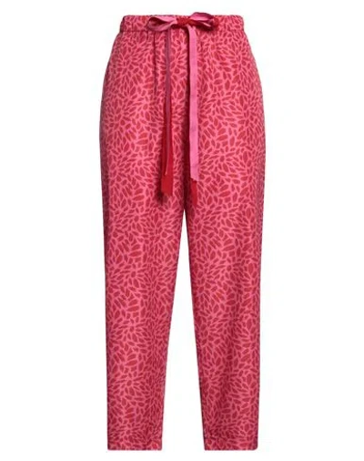 Jijil Woman Pants Fuchsia Size 8 Polyester In Pink