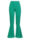Jijil Woman Pants Green Size 4 Cotton, Polyester In Green