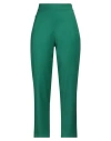 Jijil Woman Pants Green Size 2 Polyester, Viscose, Elastane