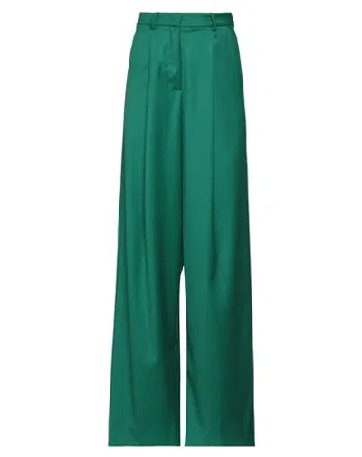 Jijil Woman Pants Green Size 6 Polyester, Viscose, Elastane