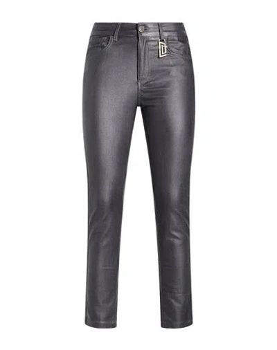 Jijil Woman Pants Grey Size 26 Viscose, Polyamide, Polyurethane, Elastane