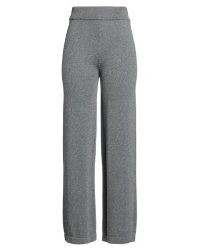 Jijil Woman Pants Grey Size 6 Polyamide, Viscose, Wool, Cashmere