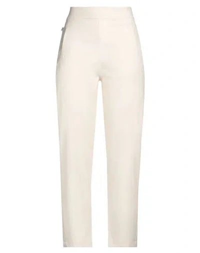 Jijil Woman Pants Ivory Size 8 Polyester, Viscose, Elastane In White