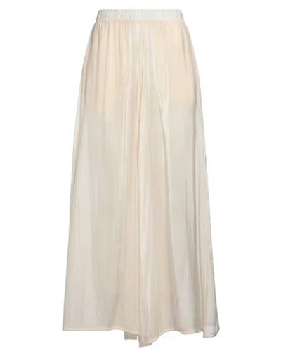 Jijil Woman Pants Ivory Size L Viscose, Polyamide In White