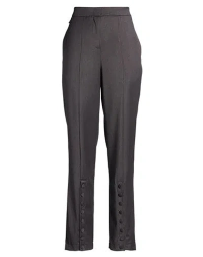 Jijil Woman Pants Lead Size 10 Polyester, Viscose, Elastane In Gray