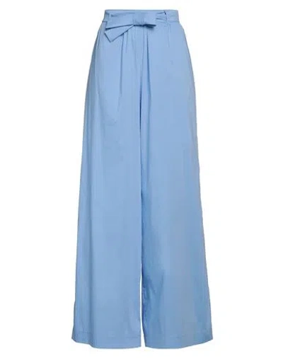 Jijil Woman Pants Light Blue Size 6 Cotton, Polyamide, Nylon
