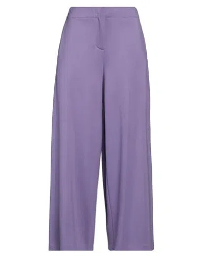 Jijil Woman Pants Mauve Size 4 Viscose, Polyamide, Elastane In Purple
