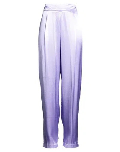 Jijil Woman Pants Lilac Size 6 Viscose In Purple