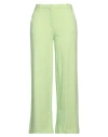 Jijil Woman Pants Lime Green Size 8 Cotton, Polyester In Green