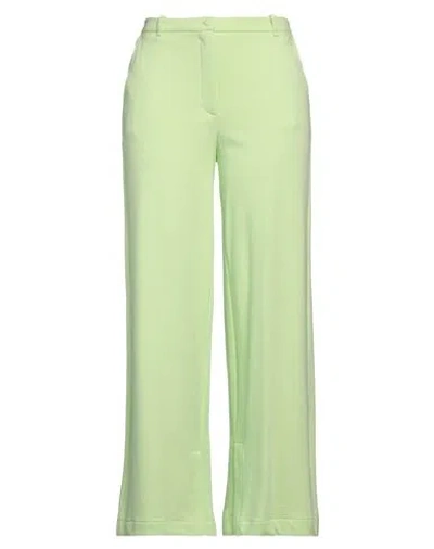Jijil Woman Pants Lime Green Size 8 Cotton, Polyester