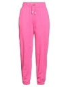 Jijil Woman Pants Magenta Size 10 Cotton, Polyester In Pink