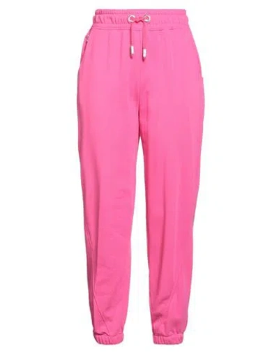 Jijil Woman Pants Magenta Size 10 Cotton, Polyester In Pink