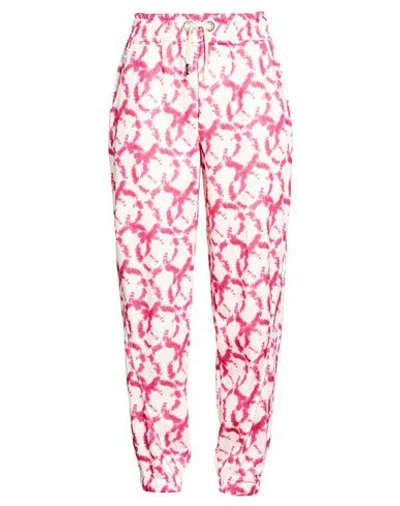 Jijil Woman Pants Magenta Size 6 Polyester, Cotton In Multi