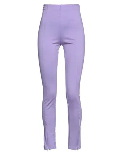 Jijil Woman Pants Mauve Size 8 Viscose, Polyamide, Elastane In Blue