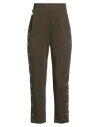 Jijil Woman Pants Military Green Size 2 Cotton, Polyester