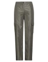 Jijil Woman Pants Military Green Size 6 Polyester In Green