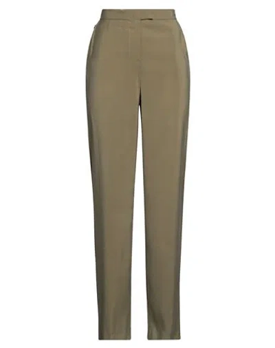 Jijil Woman Pants Military Green Size 6 Viscose, Polyester