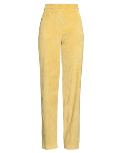 Jijil Woman Pants Mustard Size 10 Polyester, Polyamide, Elastane In Yellow