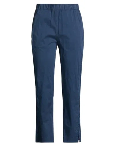 Jijil Woman Pants Navy Size 4 Cotton, Polyamide, Elastane In Blue