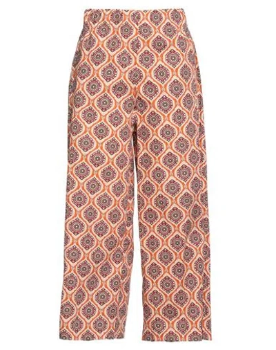 Jijil Woman Pants Orange Size 10 Cotton